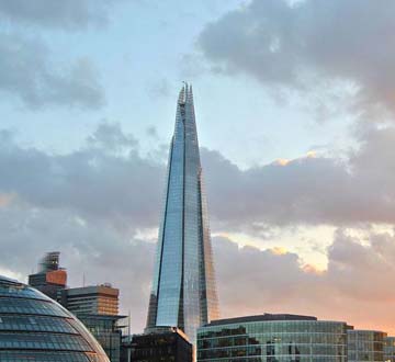 Portrait shot of The Shard